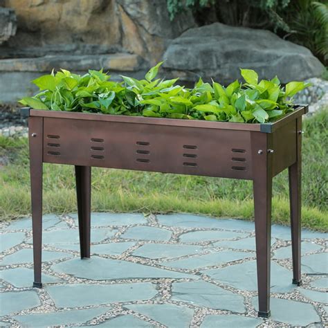 metal rectangular planter boxes|metal rectangular raised garden planter.